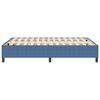 vidaXL Platform Bed Frame Blue 140 x 200 cm Fabric