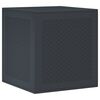 vidaXL Garden Storage Box Anthracite 55 x 53 x 57 cm Polypropylene
