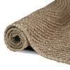 vidaXL Area Rugs Rectangular Grey 240 x 340 cm Jute