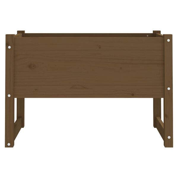 vidaXL Planter Honey Brown 78x40x52 cm Solid Wood Pine