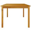 vidaXL Garden Table 200x100x74 cm Solid Wood Acacia