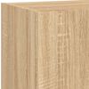 vidaXL 5 Piece TV Wall Units with LED Sonoma Oak Engineered Wood