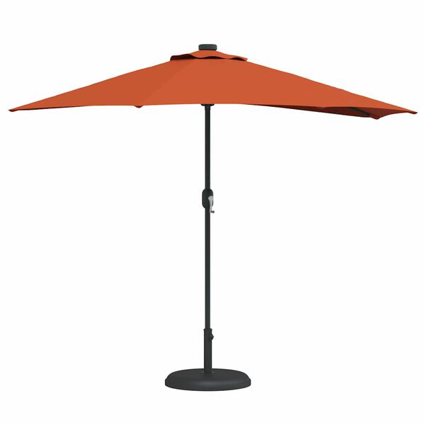 vidaXL Garden Parasol Terracotta 294 x 150 x 224 cm Fabric