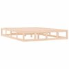 vidaXL Bed Frame without Mattress 150x200 cm King Size King Size Solid Wood