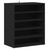 vidaXL Shoe cabinets 60 x 35 x 70 cm Black 5 shelves for shoes