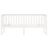 vidaXL Day Bed without Mattress White 80x200 cm Solid Wood Pine
