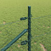 vidaXL Fence Post Green 50 x 0.5 m (36 mm mesh) Steel and PVC