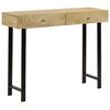 vidaXL Console Table Solid Mango Wood 102x30x79 cm