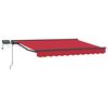 vidaXL Red and Anthracite 3.5 x 2.5 m Polyester with PU coating