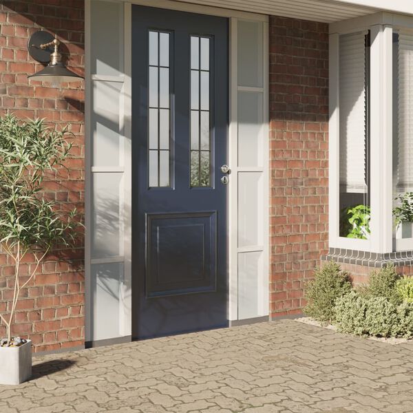 vidaXL Window Film Frosted Grey 60x2000 cm PVC