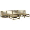 vidaXL 6 Piece Garden Sofa Set Impregnated Wood Pine