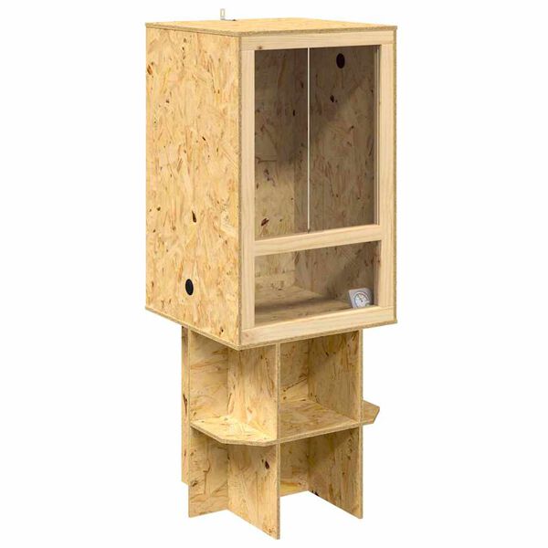 vidaXL Terrarium Brown 50 x 50 x 130 cm OSB