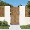 vidaXL Garden Gate 85 x 200 cm Powder-coated steel Black Lockable