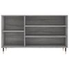 vidaXL Shoe Cabinet Grey Sonoma 102x36x60 cm Engineered Wood