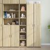 vidaXL Highboard Sonoma Oak 30x41x185 cm Engineered Wood