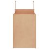 vidaXL Paper Bags 50 pcs with Handles Brown 32x17x25 cm
