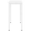 vidaXL Bar Table White 110 x 55 x 105 cm Solid Pine Wood