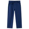 vidaXL Kids' Pants with Drawstring Navy 128