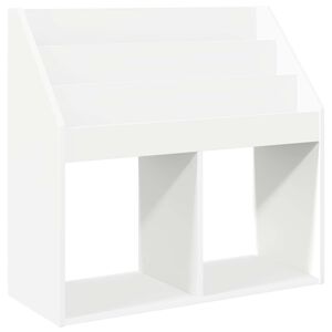 vidaXL Kids Bookshelf White 72.5 x 29.5 x 69 cm Engineered Wood