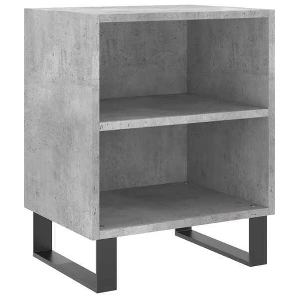 vidaXL Bedside Cabinets 2 pcs Concrete Grey 40x30x50 cm Engineered Wood