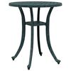 vidaXL Garden Table Green &Oslash;48x53 cm Cast Aluminium