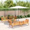 vidaXL 5 Piece Garden Pallet Sofa Set Solid Wood Acacia