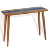 vidaXL Console Table Teak Resin 100x35x75 cm