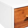 vidaXL Console Table Solid Acacia Wood 70x30x75 cm