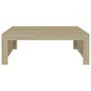 vidaXL Coffee Table Sonoma Oak 100x100x35 cm Engineered Wood