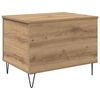 vidaXL Coffee Table Artisan Oak 60 x 44.5 x 45 cm Engineered Wood