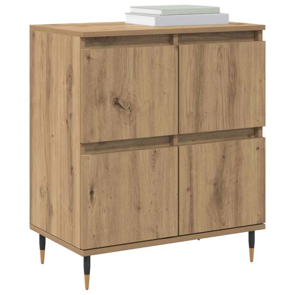 vidaXL Storage Cabinet 2 pcs Artisan Oak 60 x 35 x 70 cm