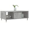 vidaXL Coffee Table Concrete Grey 90x50x36.5 cm Engineered Wood