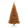 vidaXL Christmas Tree with 300 LEDs with Stand Gold 210 cm PET