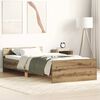 vidaXL Bed Frame without Mattress Artisan Oak 100x200 cm Engineered Wood