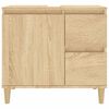 vidaXL Bathroom Cabinet Sonoma Oak 65x33x60 cm Engineered Wood