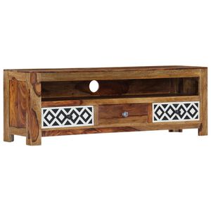vidaXL TV Cabinet 120x30x40 cm Solid Acacia Wood