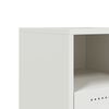 vidaXL Bedside Cabinets 2 pcs White 36x39x43.5 cm Steel