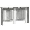 vidaXL Radiator Cover Concrete Grey 152 x 19 x 81.5 cm Engineered Wood