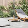 vidaXL Parasol Base Light Wood 45 x 45 x 31.5 cm