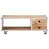 vidaXL Coffee Table 89x59x33 cm Solid Rough Mango Wood