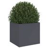 vidaXL Planter Anthracite 32x30x29 cm Steel