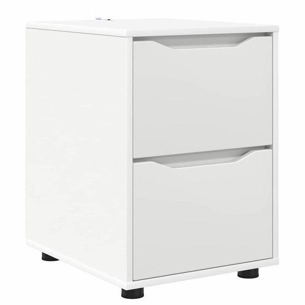 vidaXL Storage Cabinet White 40 x 48 x 57 cm Engineered Wood