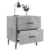 vidaXL Bedside Cabinet Concrete Grey 40x35x47.5 cm Engineered Wood