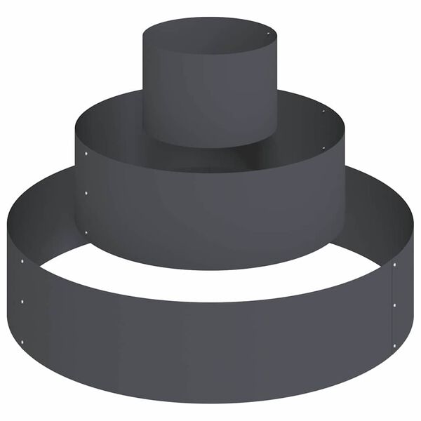 vidaXL Garden Planter Anthracite 90 x 90 x 20 cm Cold-rolled Steel