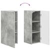 vidaXL TV Cabinet Set 4 pcs Concrete Grey Engineered Wood