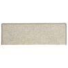 vidaXL Stair Mats 15 pcs 65x21x4 cm Silver Rectangular Edge