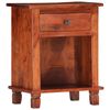vidaXL Bedside Cabinet 40x30x50 cm Solid Acacia Wood