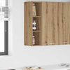 vidaXL Hanging Cabinet Artisan Oak 20 x 29.5 x 80 cm Engineered Wood