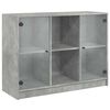 vidaXL Sideboard Concrete Grey 102x37x75,5 cm Engineered Wood
