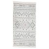 vidaXL Rug Beige and Blue 100x200 cm Cotton